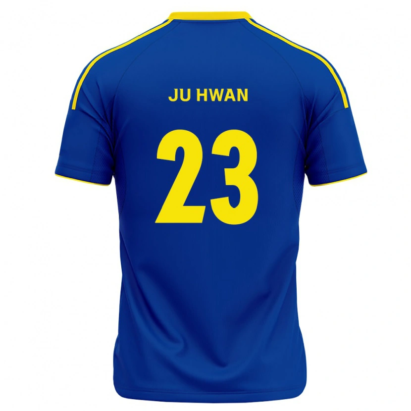 DanxenメンズJu-Hwan Kim#23ロイヤルブルー黄ホームシャツ2026/27ジャージーユニフォーム