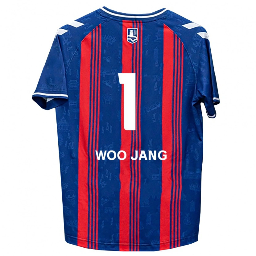 DanxenメンズJo Woo-Jang#1青赤白ホームシャツ2026/27ジャージーユニフォーム