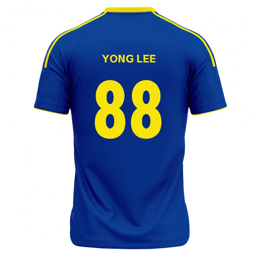 DanxenメンズYong Lee#88ロイヤルブルー黄ホームシャツ2026/27ジャージーユニフォーム