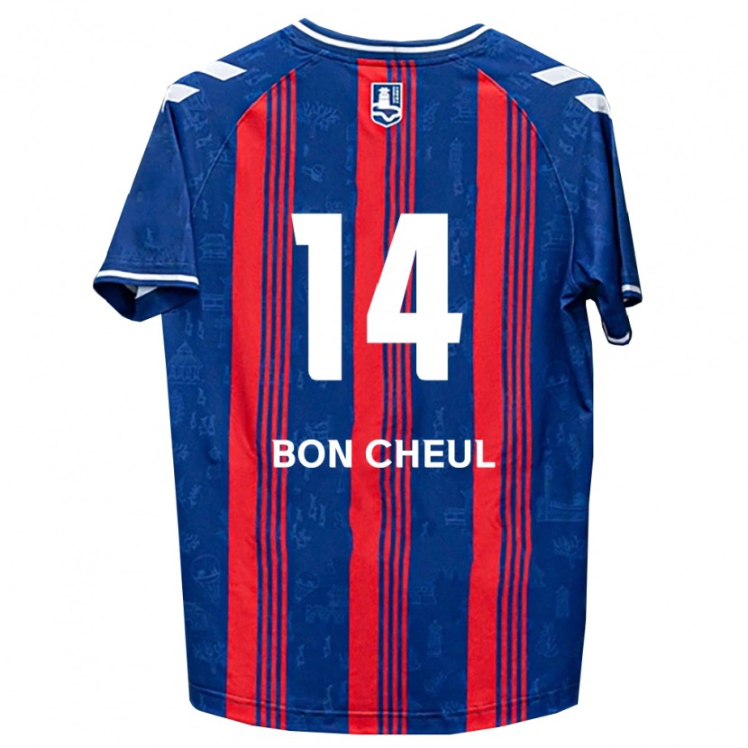 DanxenメンズBon-Cheul Goo#14青赤白ホームシャツ2026/27ジャージーユニフォーム