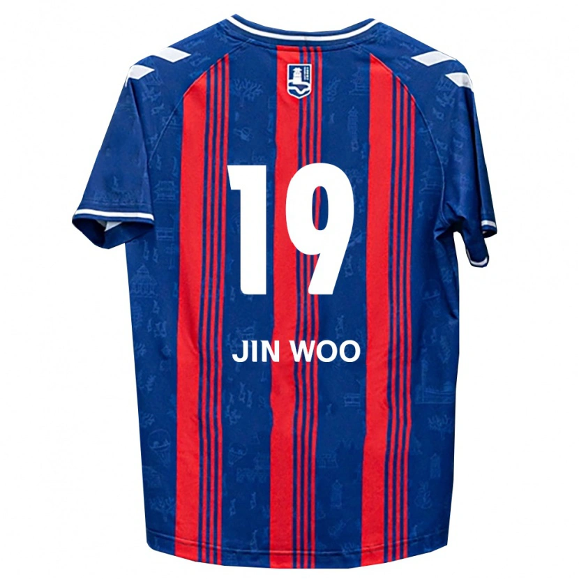 DanxenメンズJin-Woo Lee#19青赤白ホームシャツ2026/27ジャージーユニフォーム