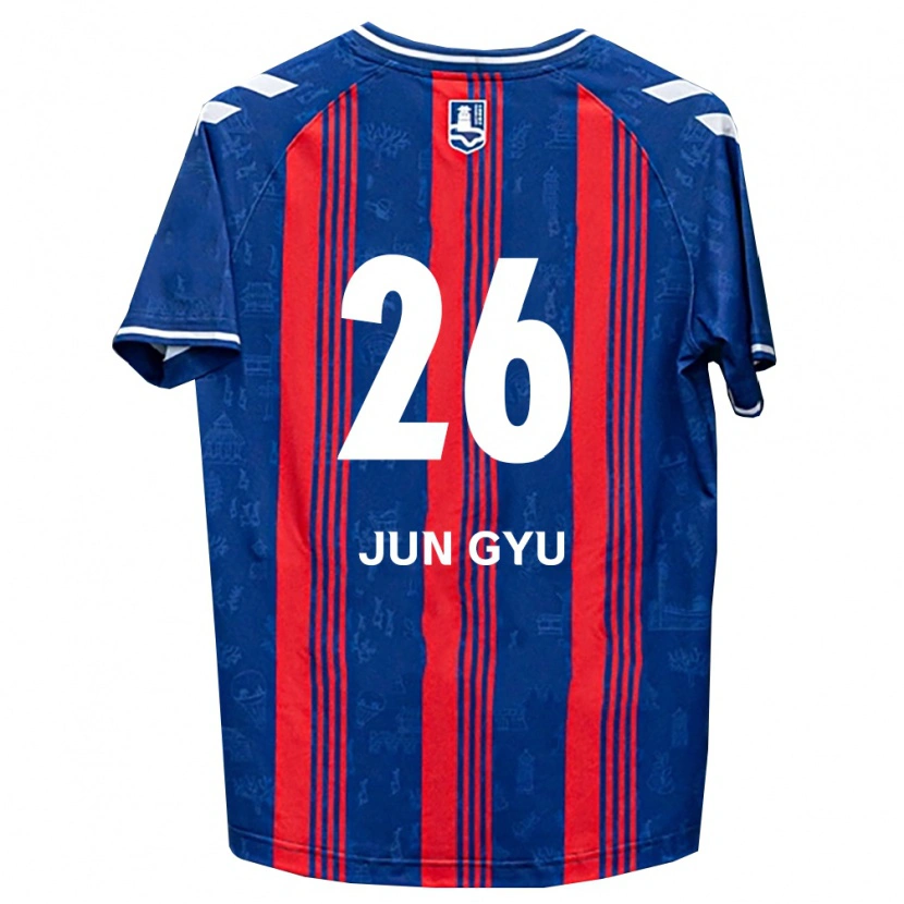 DanxenメンズJun-Gyu Ahn#26青赤白ホームシャツ2026/27ジャージーユニフォーム