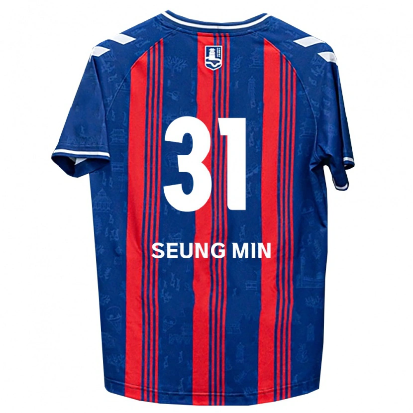 DanxenメンズSeung-Min Baek#31青赤白ホームシャツ2026/27ジャージーユニフォーム