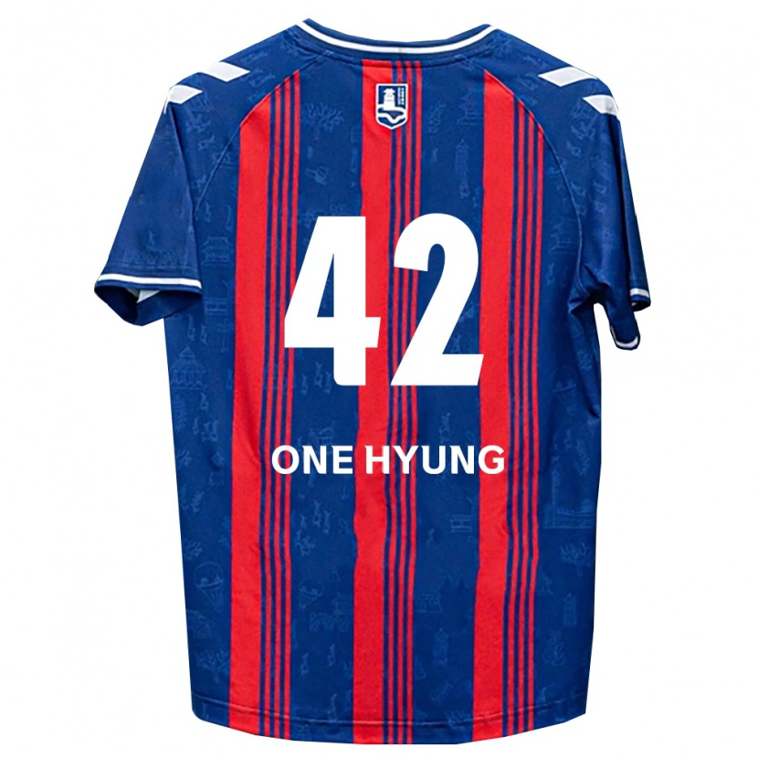DanxenメンズOne-Hyung Kim#42青赤白ホームシャツ2026/27ジャージーユニフォーム