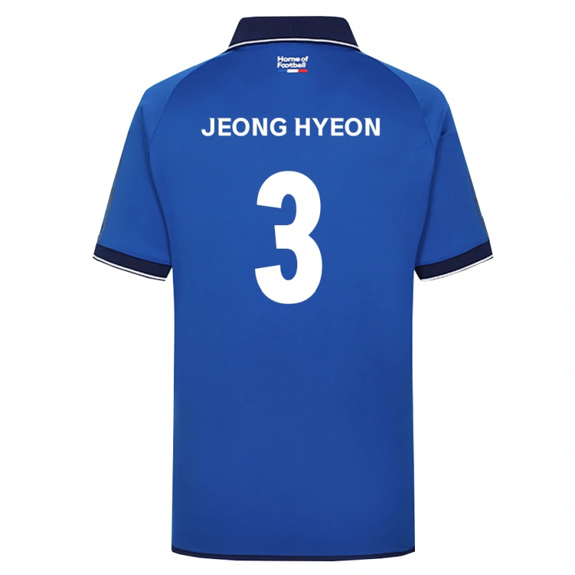 DanxenメンズJeong-Hyeon Kim#3ロイヤルブルー白赤ホームシャツ2026/27ジャージーユニフォーム