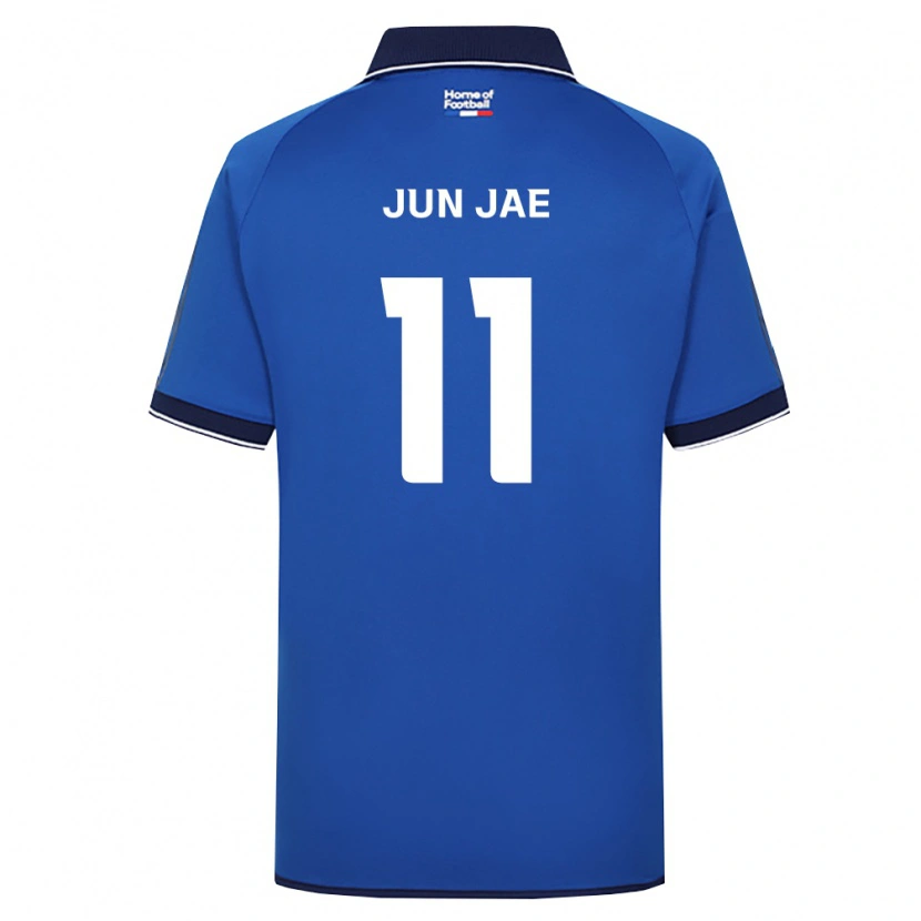 DanxenメンズJun-Jae Lee#11ロイヤルブルー白赤ホームシャツ2026/27ジャージーユニフォーム
