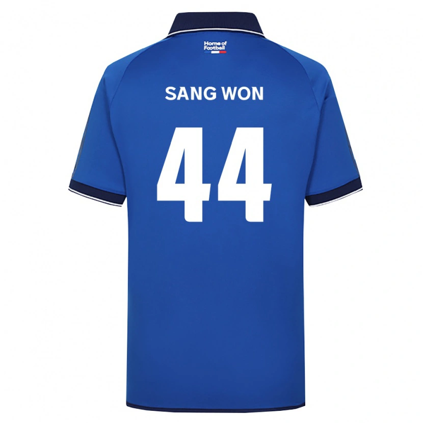 DanxenメンズSang-Won Hong#44ロイヤルブルー白赤ホームシャツ2026/27ジャージーユニフォーム