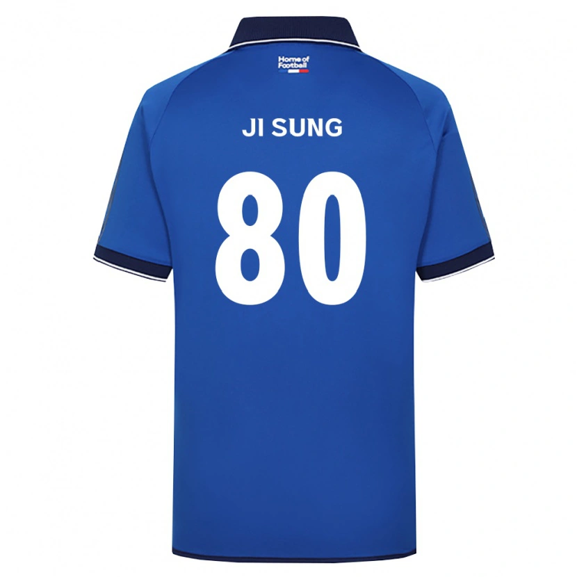 DanxenメンズJi-Sung Kim#80ロイヤルブルー白赤ホームシャツ2026/27ジャージーユニフォーム