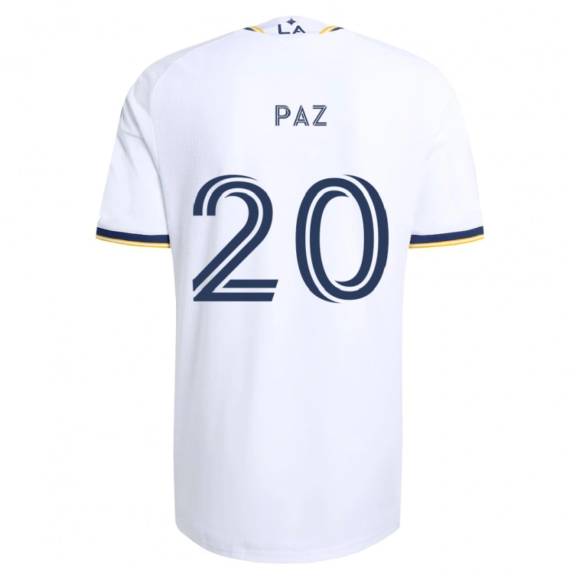 DanxenメンズJaiden Paz#20青黄白ホームシャツ2026/27ジャージーユニフォーム