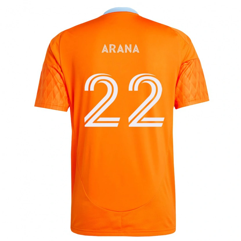 DanxenメンズMatthew Arana#22オレンジ白ホームシャツ2026/27ジャージーユニフォーム