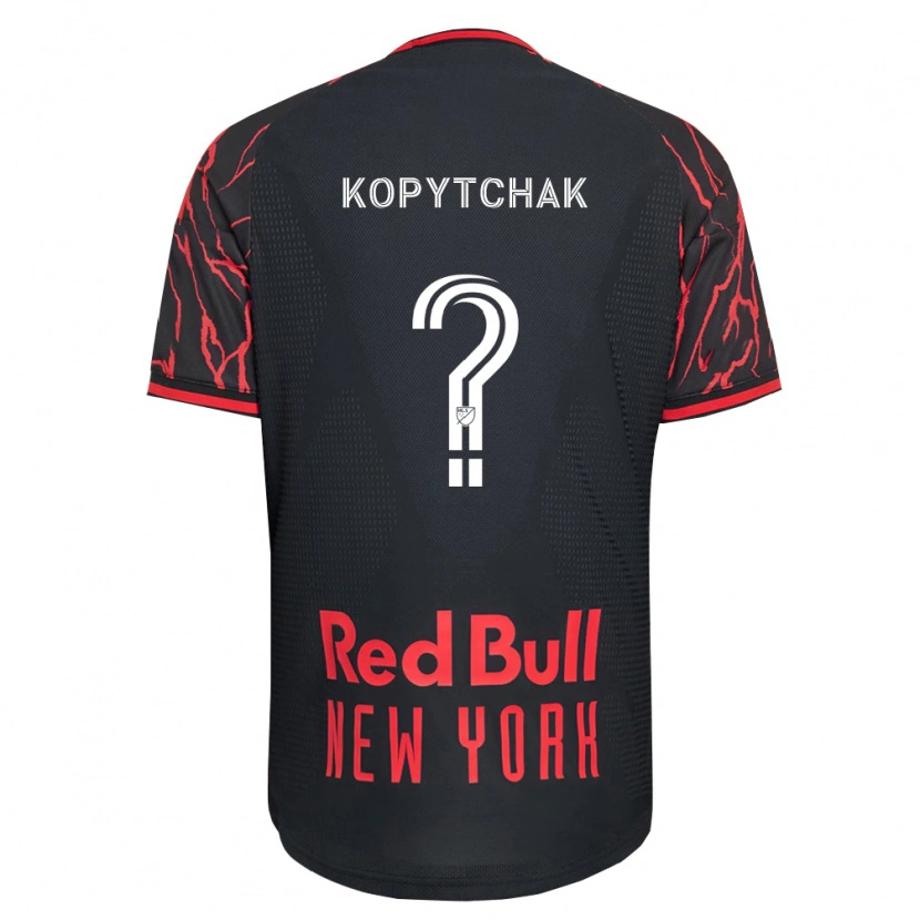 DanxenメンズArseniy Kopytchak#0赤黒白ホームシャツ2026/27ジャージーユニフォーム