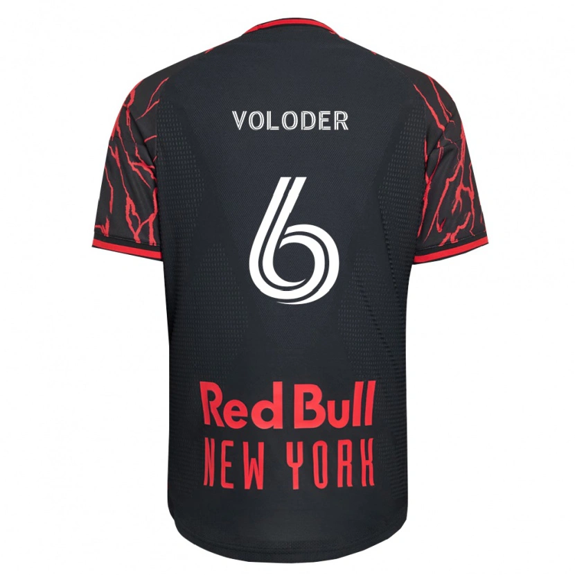 DanxenメンズRobert Voloder#6赤黒白ホームシャツ2026/27ジャージーユニフォーム