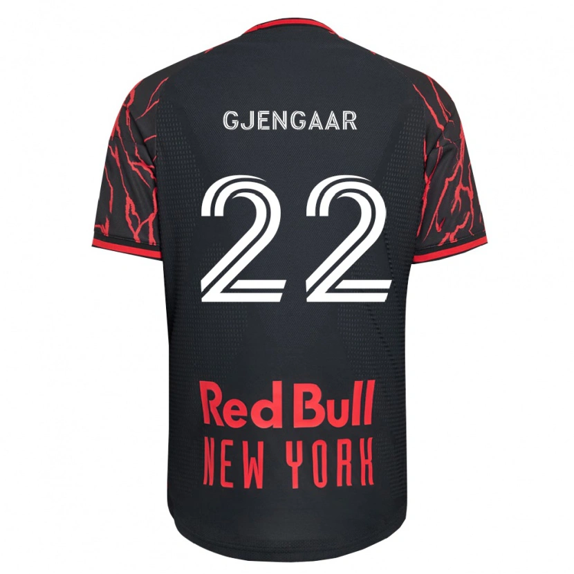 Danxenメンズデニス・ジェンガー#22赤黒白ホームシャツ2026/27ジャージーユニフォーム