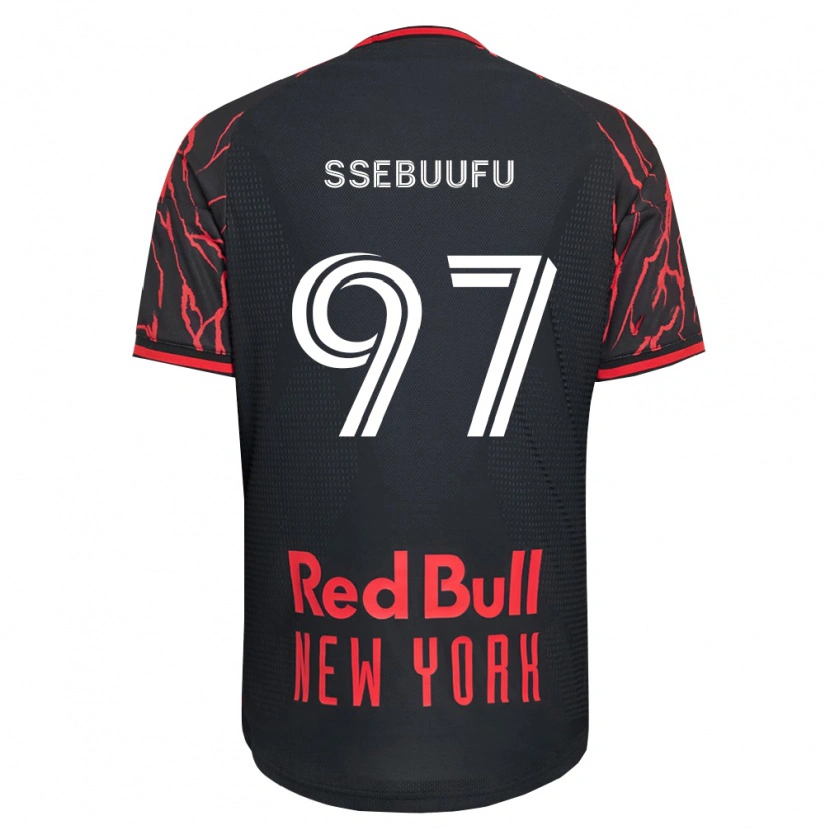 Danxenメンズフランク・セバフ#97赤黒白ホームシャツ2026/27ジャージーユニフォーム