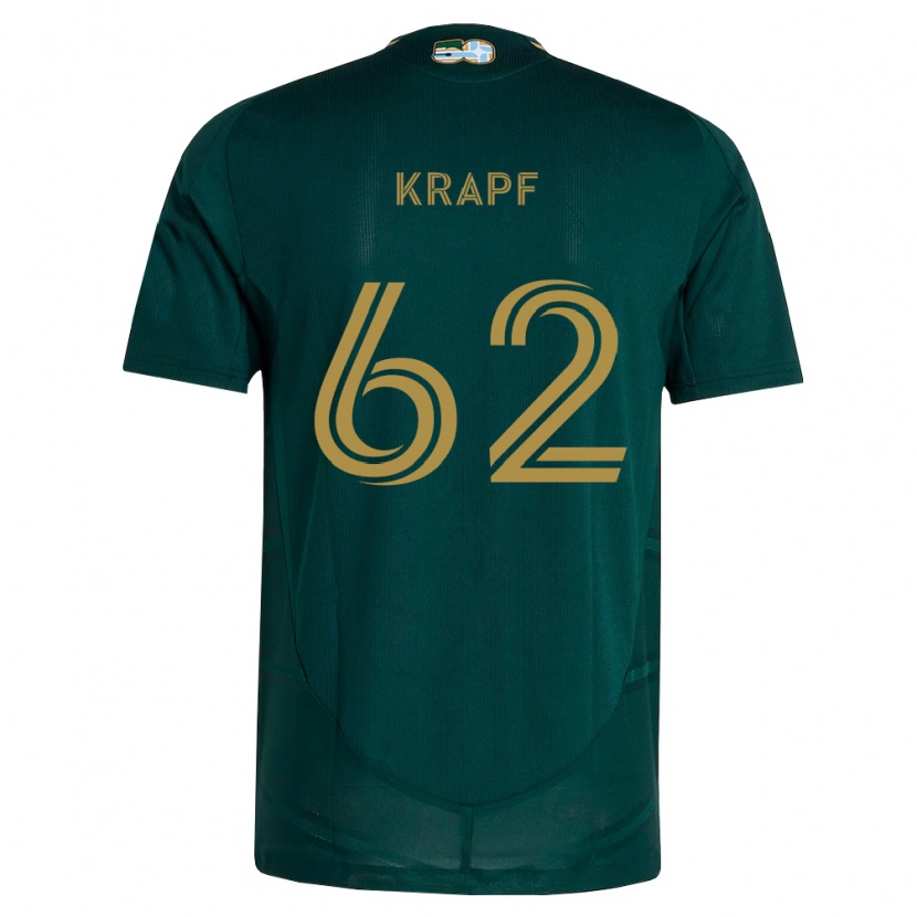 DanxenメンズAndrew Krapf#62濃緑茶ホームシャツ2026/27ジャージーユニフォーム