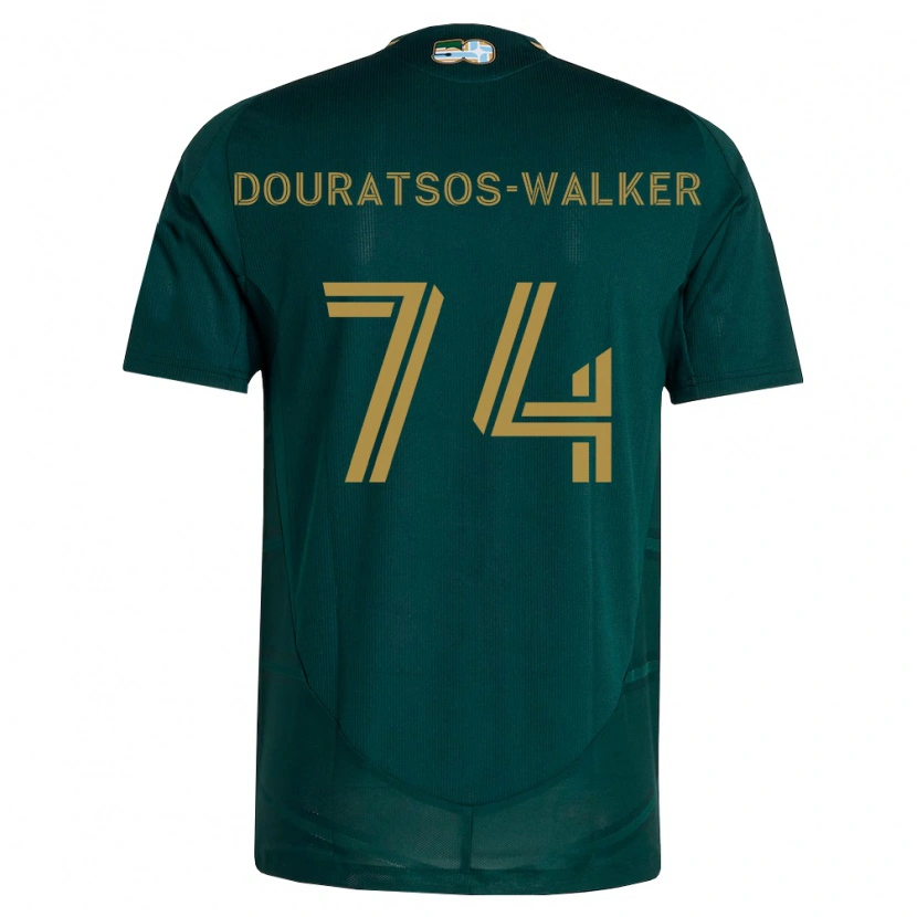 DanxenメンズElias Douratsos-Walker#74濃緑茶ホームシャツ2026/27ジャージーユニフォーム