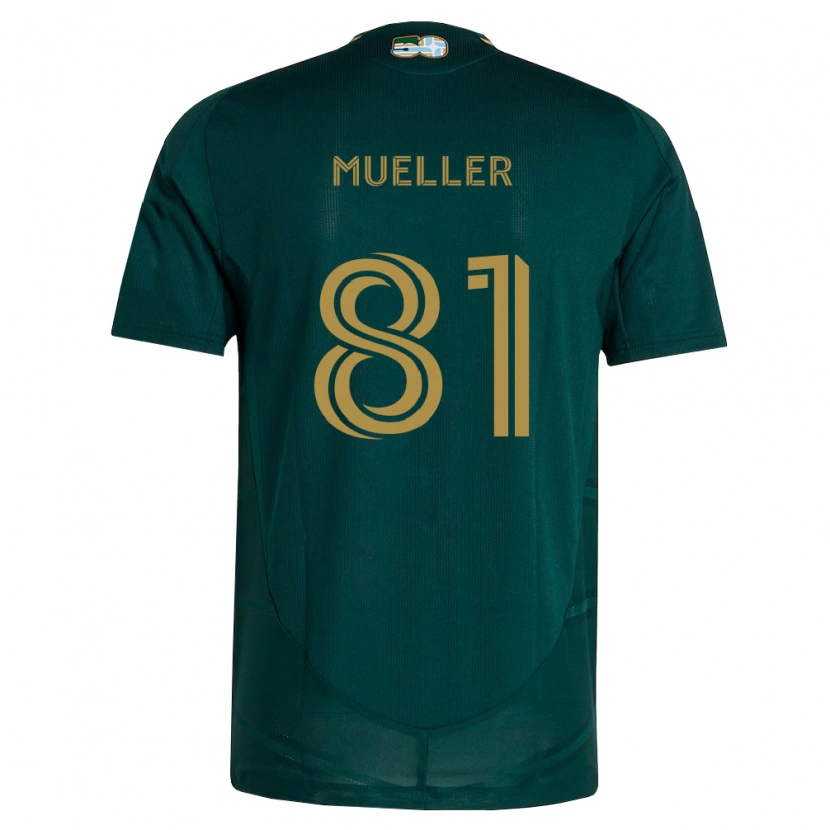DanxenメンズHenry Mueller#81濃緑茶ホームシャツ2026/27ジャージーユニフォーム