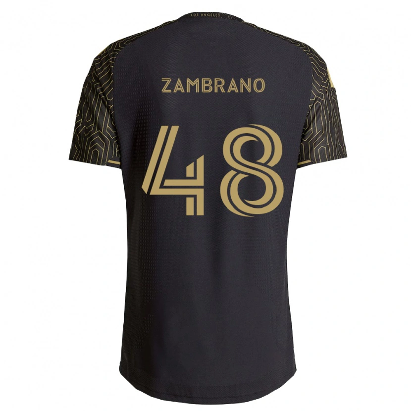 DanxenメンズGavin Zambrano#48茶黒ホームシャツ2026/27ジャージーユニフォーム