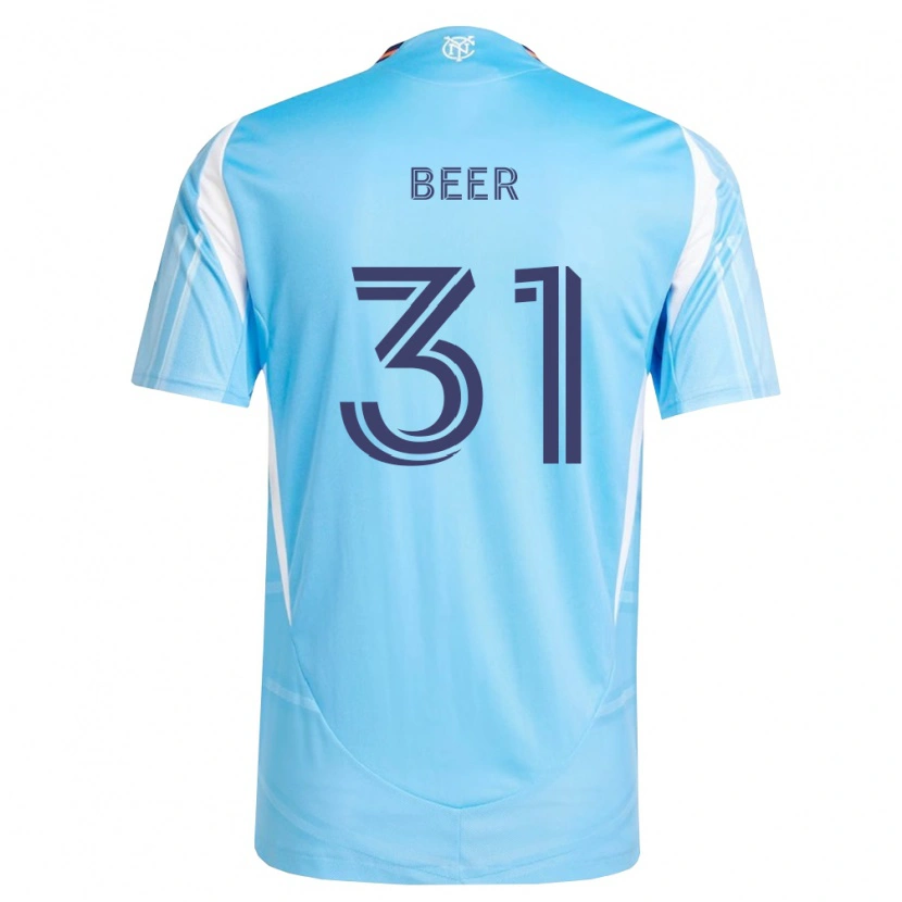 Danxenメンズジャックビール#31空色白ホームシャツ2026/27ジャージーユニフォーム