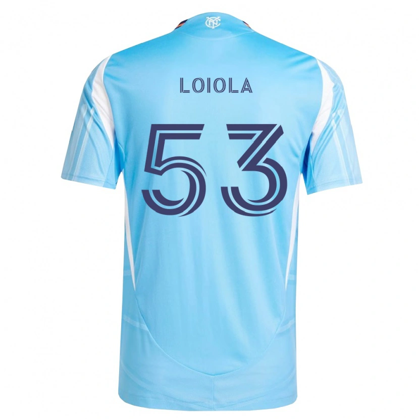 DanxenメンズJoão Loiola#53空色白ホームシャツ2026/27ジャージーユニフォーム
