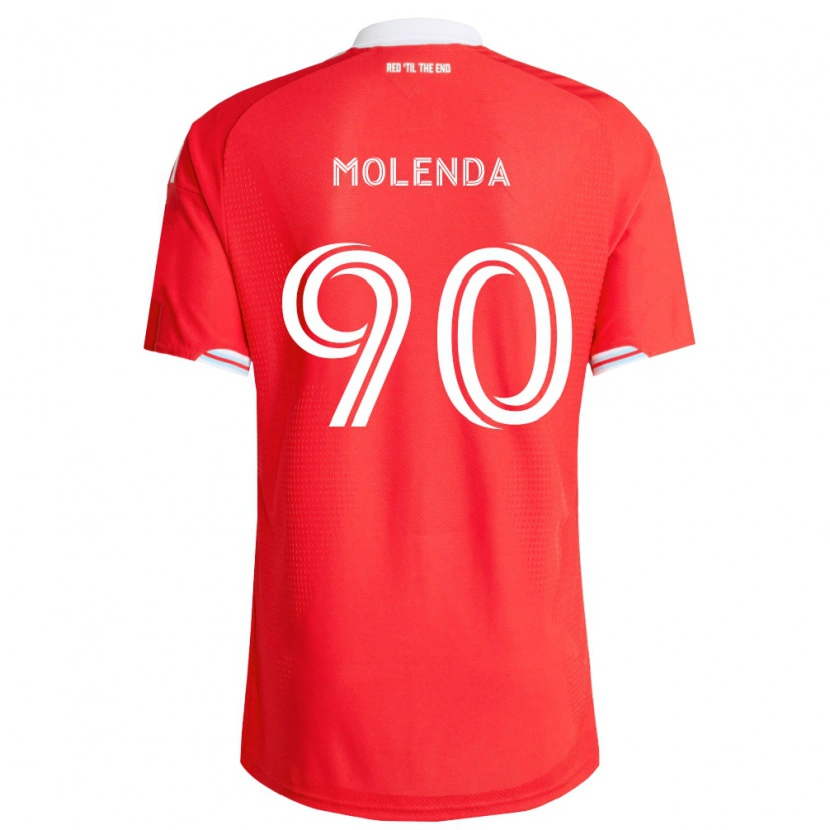 DanxenメンズDavid Molenda#90赤濃青白ホームシャツ2026/27ジャージーユニフォーム