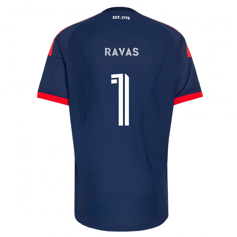 DanxenメンズHenrich Ravas#1ロイヤルブルー赤白ホームシャツ2026/27ジャージーユニフォーム