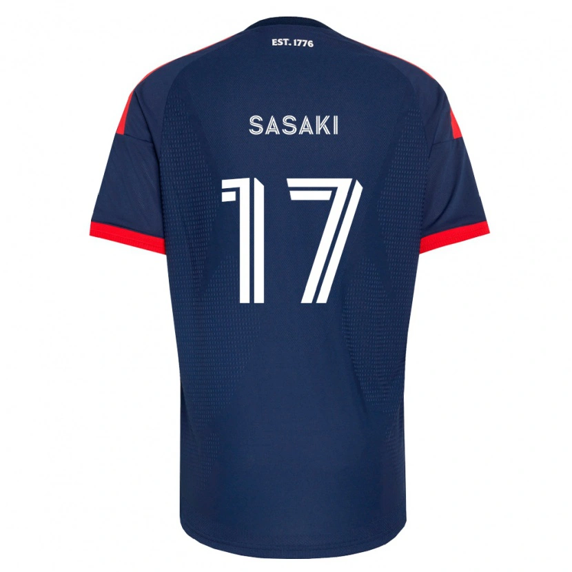 DanxenメンズShuma Sasaki#17ロイヤルブルー赤白ホームシャツ2026/27ジャージーユニフォーム
