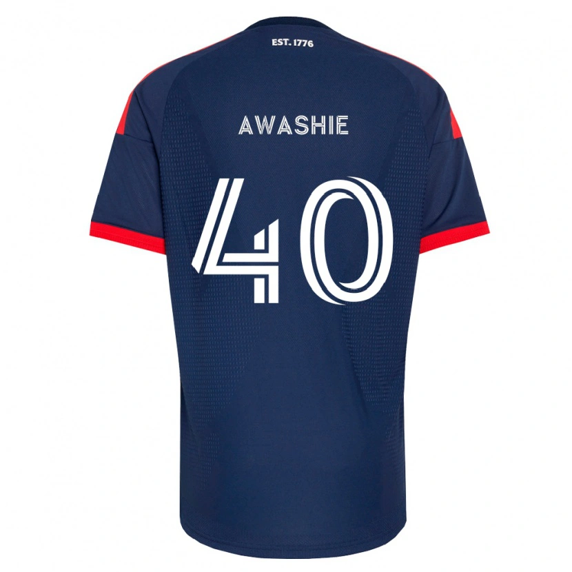 DanxenメンズBen Awashie#40ロイヤルブルー赤白ホームシャツ2026/27ジャージーユニフォーム