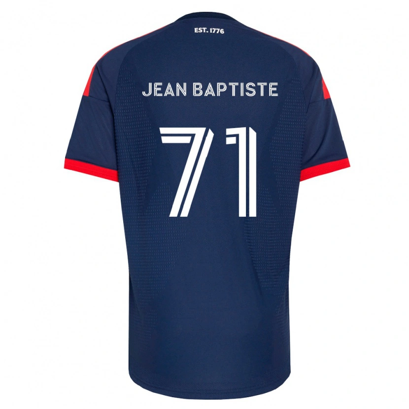 DanxenメンズMatthew Jean Baptiste#71ロイヤルブルー赤白ホームシャツ2026/27ジャージーユニフォーム
