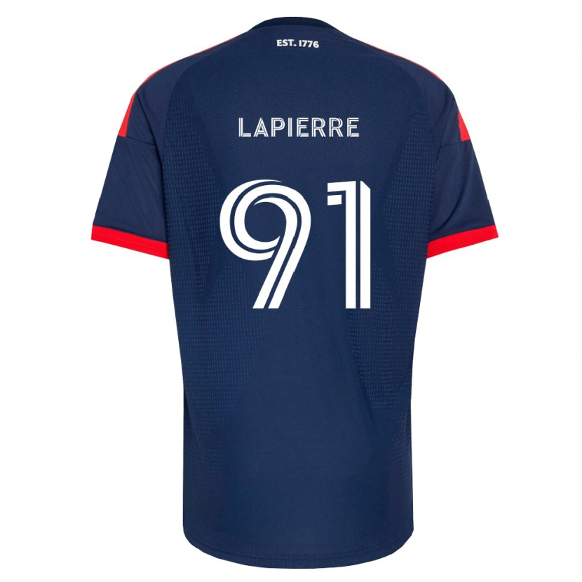 DanxenメンズZach Lapierre#91ロイヤルブルー赤白ホームシャツ2026/27ジャージーユニフォーム