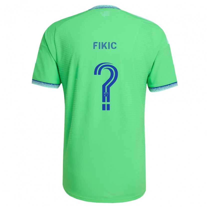 DanxenメンズAdin Fikic#0緑薄青ホームシャツ2026/27ジャージーユニフォーム