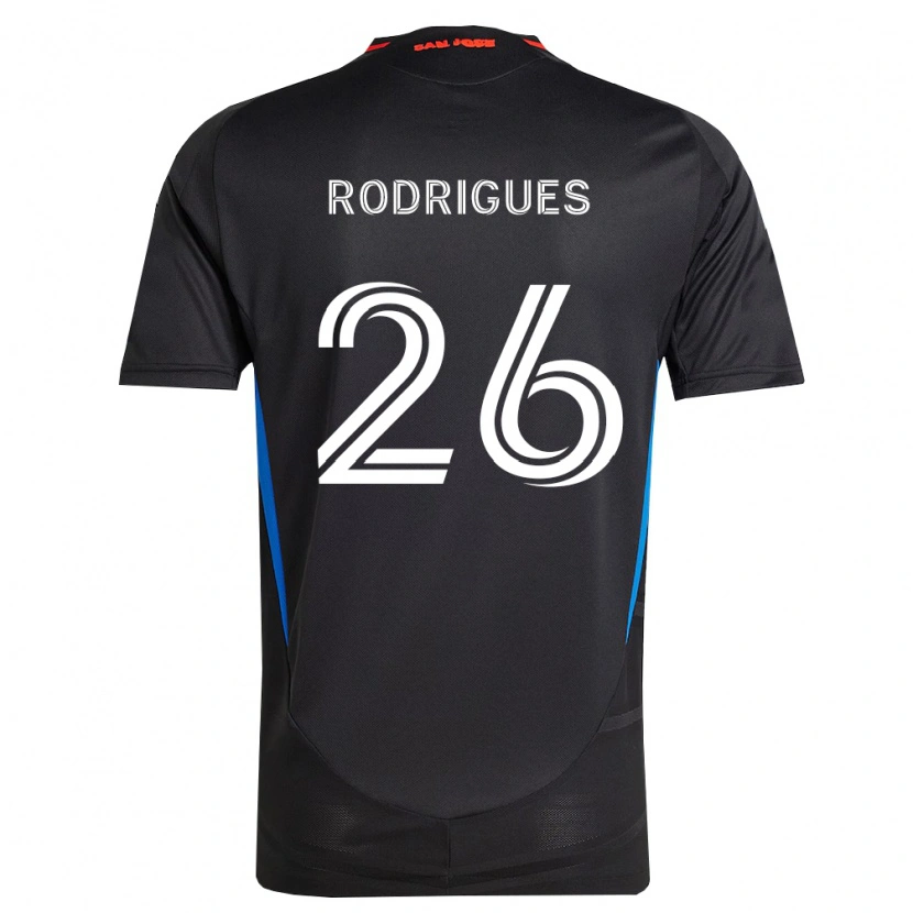 DanxenメンズRodrigues#26青白黒ホームシャツ2026/27ジャージーユニフォーム