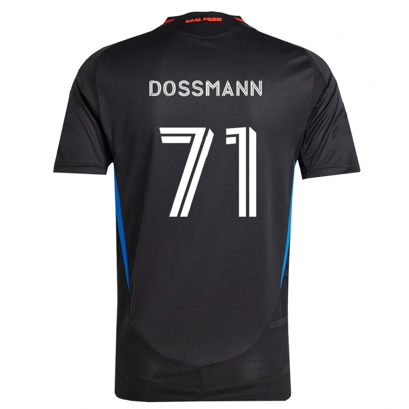 DanxenメンズNiklas Dossmann#71青白黒ホームシャツ2026/27ジャージーユニフォーム