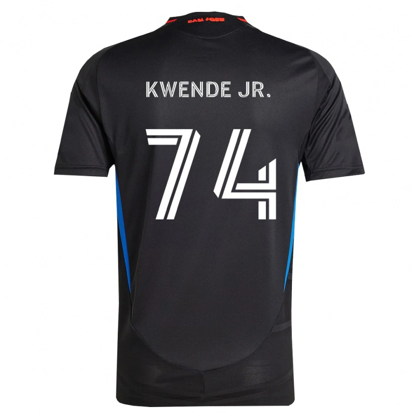 DanxenメンズMartin Kwende Jr.#74青白黒ホームシャツ2026/27ジャージーユニフォーム