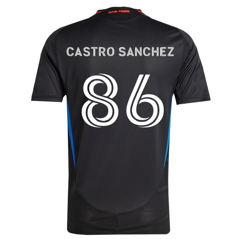 DanxenメンズAndy Castro Sanchez#86青白黒ホームシャツ2026/27ジャージーユニフォーム