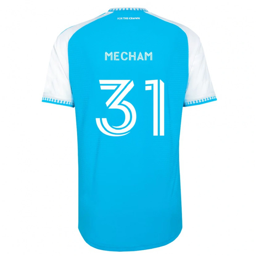 DanxenメンズJake Mecham#31空色白黒ホームシャツ2026/27ジャージーユニフォーム