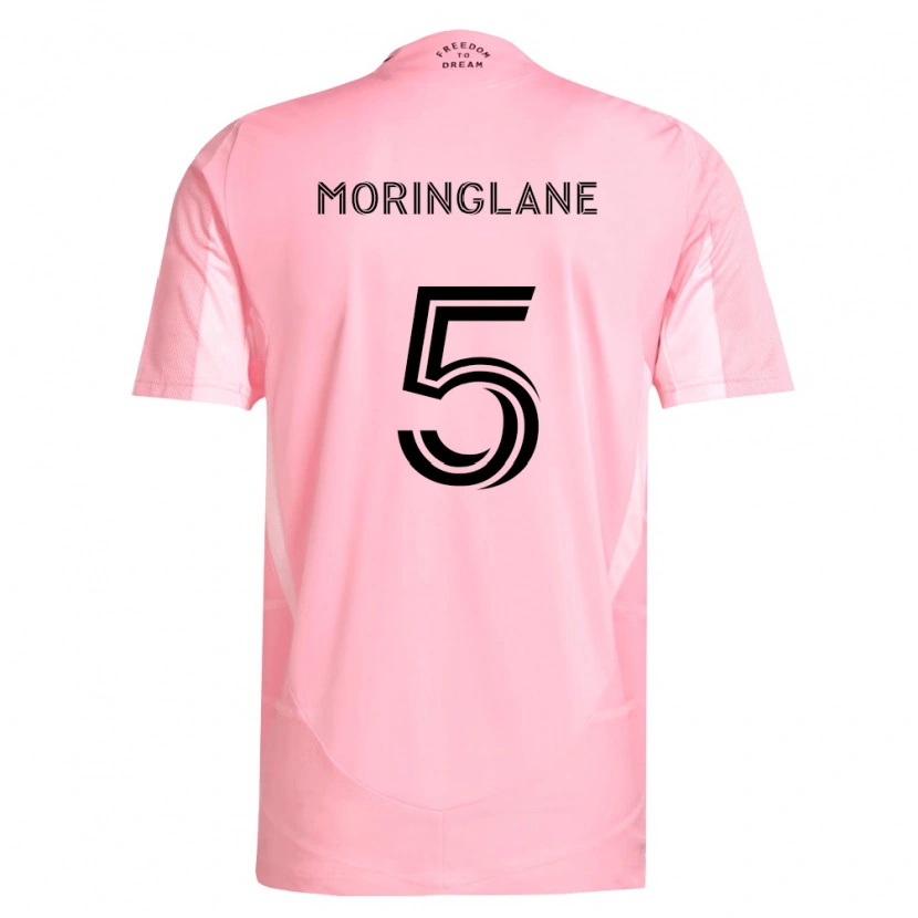 DanxenメンズLuis Moringlane#5ピンク黒ホームシャツ2026/27ジャージーユニフォーム