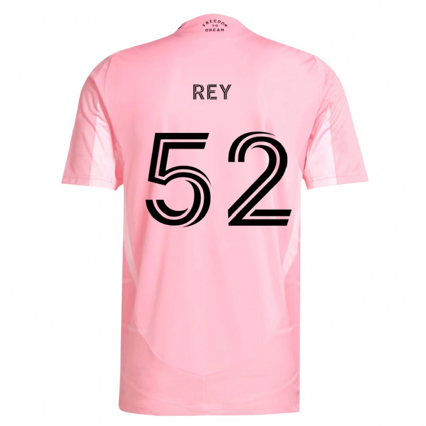 DanxenメンズDiego Rey#52ピンク黒ホームシャツ2026/27ジャージーユニフォーム