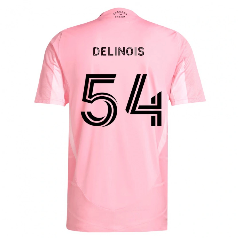 DanxenメンズLovend's Delinois#54ピンク黒ホームシャツ2026/27ジャージーユニフォーム