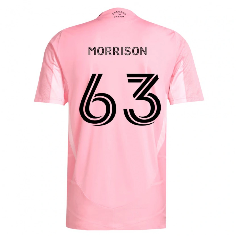 DanxenメンズSloan Morrison#63ピンク黒ホームシャツ2026/27ジャージーユニフォーム