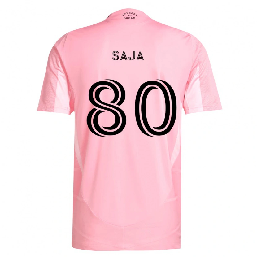 DanxenメンズMateo Saja#80ピンク黒ホームシャツ2026/27ジャージーユニフォーム