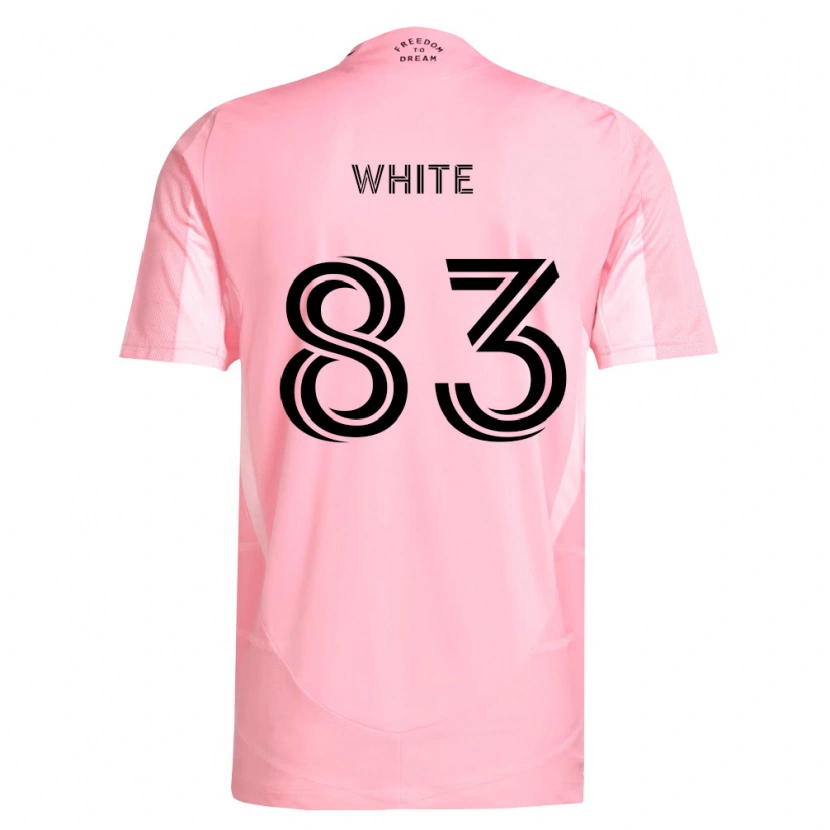 DanxenメンズRondell White#83ピンク黒ホームシャツ2026/27ジャージーユニフォーム