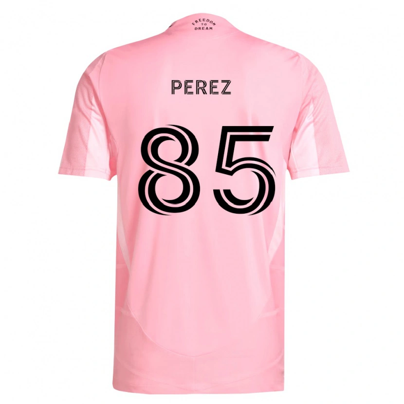 DanxenメンズMatthew Perez#85ピンク黒ホームシャツ2026/27ジャージーユニフォーム