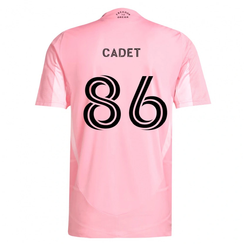 DanxenメンズZidane Cadet#86ピンク黒ホームシャツ2026/27ジャージーユニフォーム