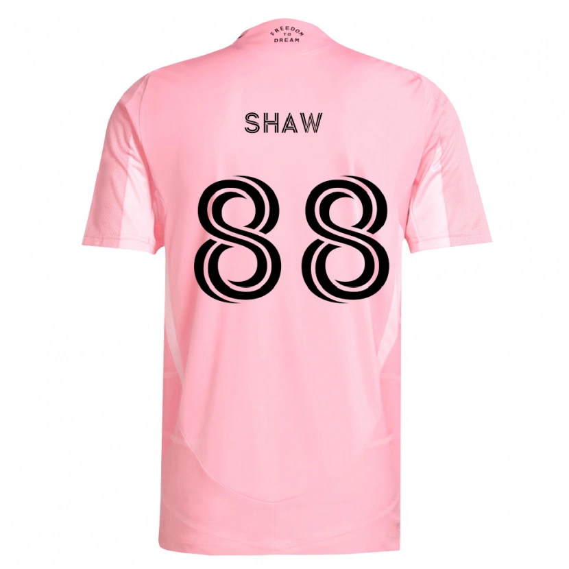 DanxenメンズAlexander Shaw#88ピンク黒ホームシャツ2026/27ジャージーユニフォーム