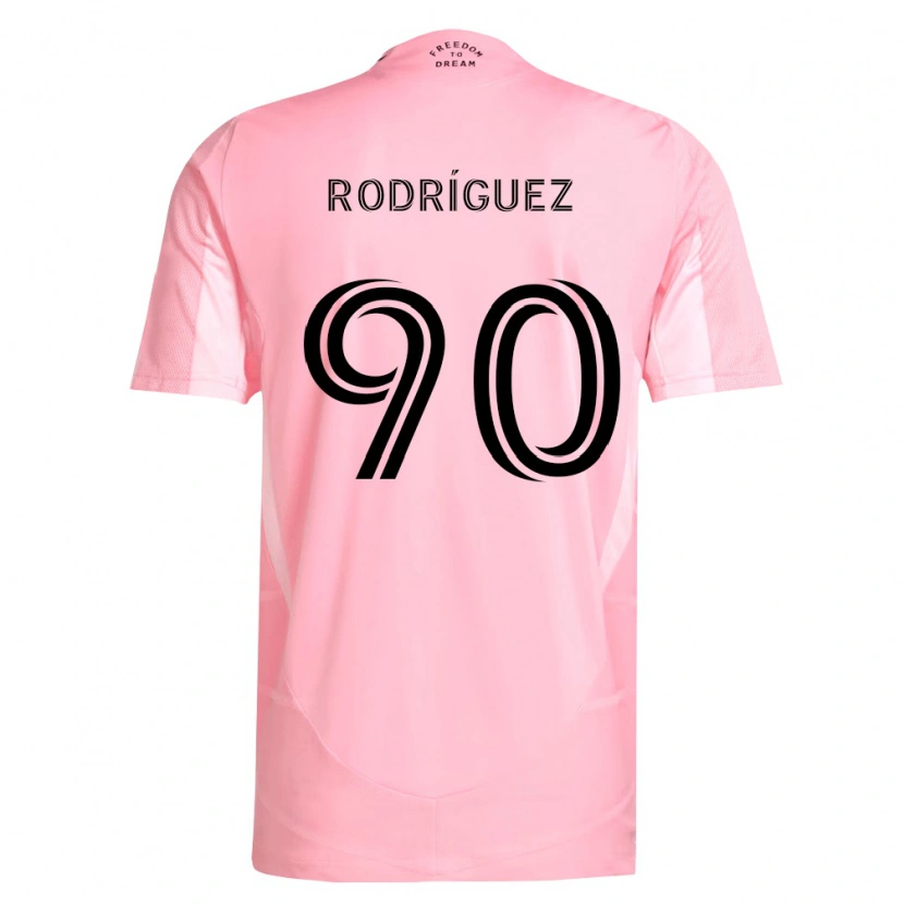 DanxenメンズMark Rodríguez#90ピンク黒ホームシャツ2026/27ジャージーユニフォーム