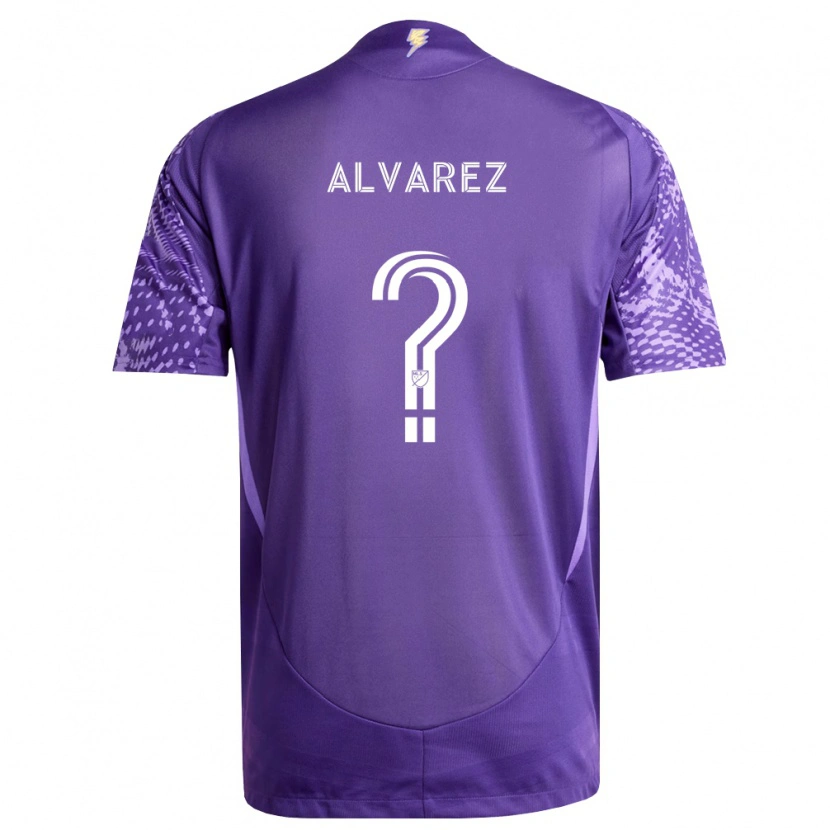 DanxenメンズMaximiliano Alvarez#0紫白ホームシャツ2026/27ジャージーユニフォーム
