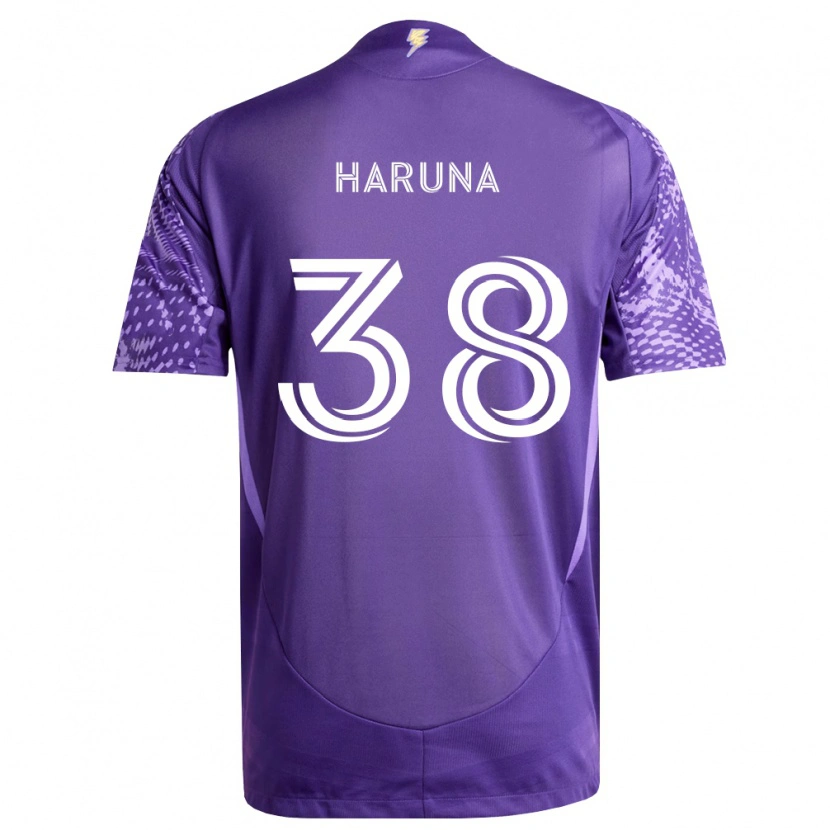 DanxenメンズIssah Haruna#38紫白ホームシャツ2026/27ジャージーユニフォーム