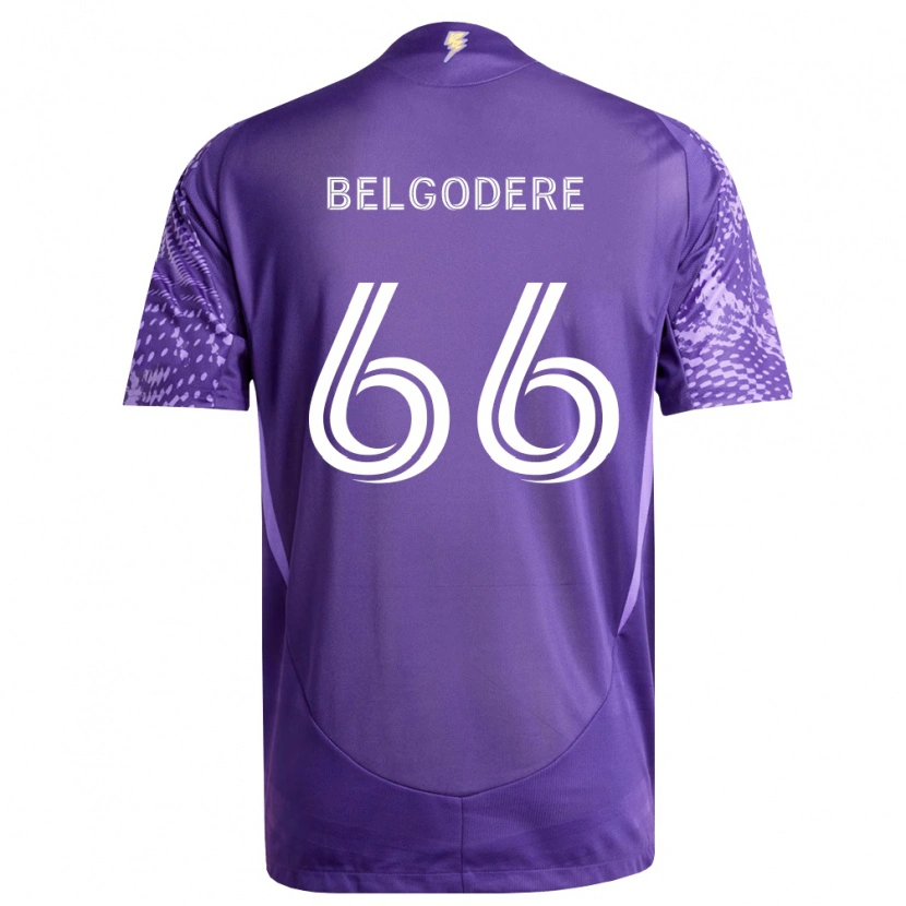 DanxenメンズMatthew Belgodere#66紫白ホームシャツ2026/27ジャージーユニフォーム