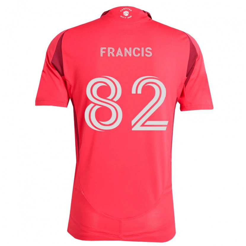 DanxenメンズPatrick Francis#82マゼンタ白ホームシャツ2026/27ジャージーユニフォーム
